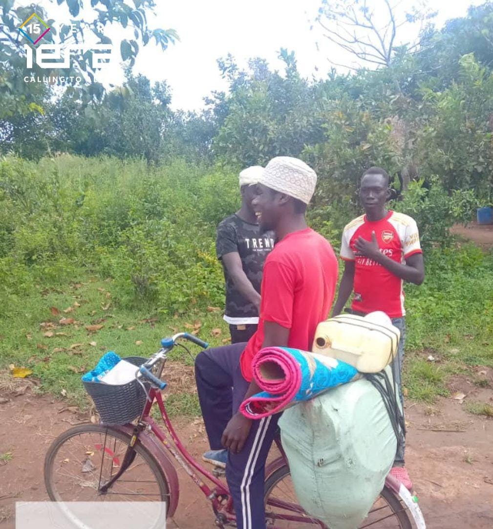 Outreach Specialist rides on a bicycle for 70 kilometers to give dawah