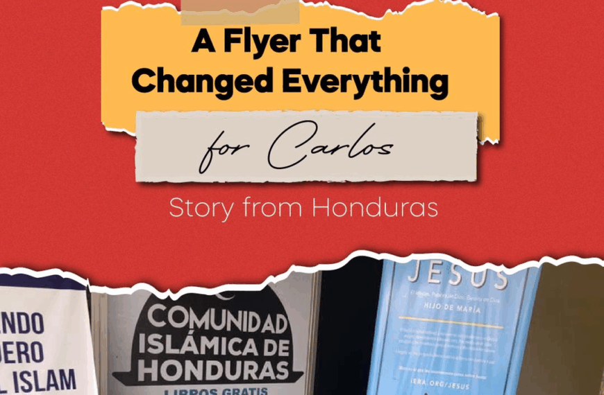 A Leaflet Leads to Peace – Carlos’ Journey to Islam in Honduras