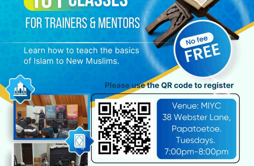 Empowering Trainers: Islam 101 Classes in Papatoetoe