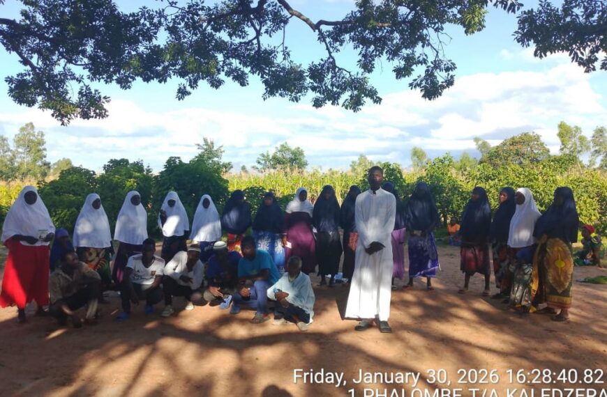 A Milestone of Faith in Village Kazembe